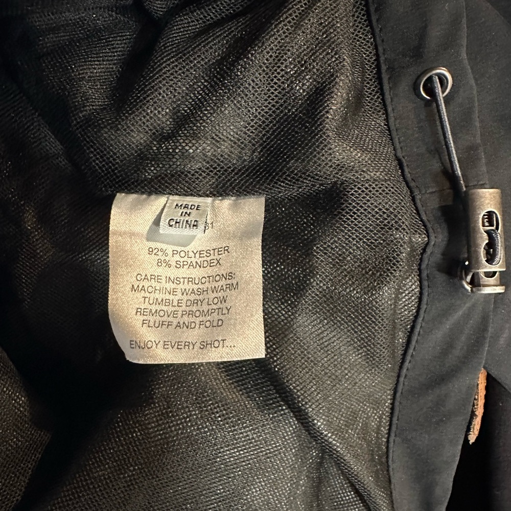 Linksoul golf rain gear jacket, black, men’s size Large, excellent condition. - Picture 6 of 7